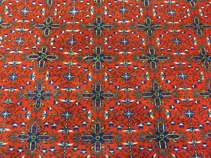 Vintage Handmade Turkish Kayseri Wool Rug 6 By 10 Floral Allover Design