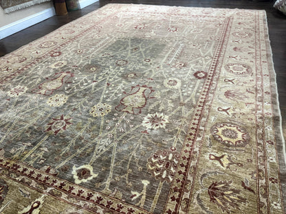 Pakistani Rug 10x14, Large Peshawar Chobi Carpet