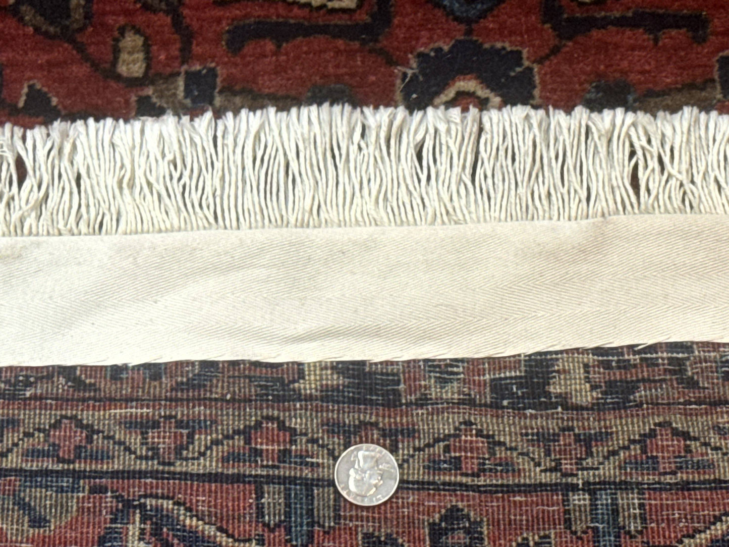 Persian Sarouk Rug Small Red Floral Antique 2 Ft 7 In By 4 Ft 9 In