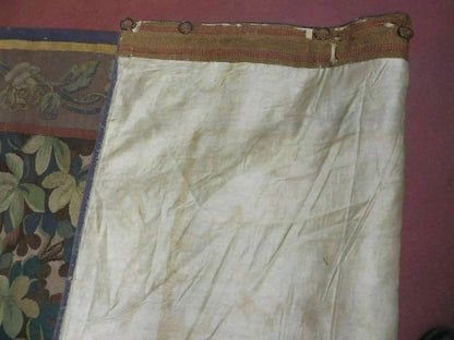 Antique French Tapestry Aubusson Style Nature Handmade One Of A Kind Rare