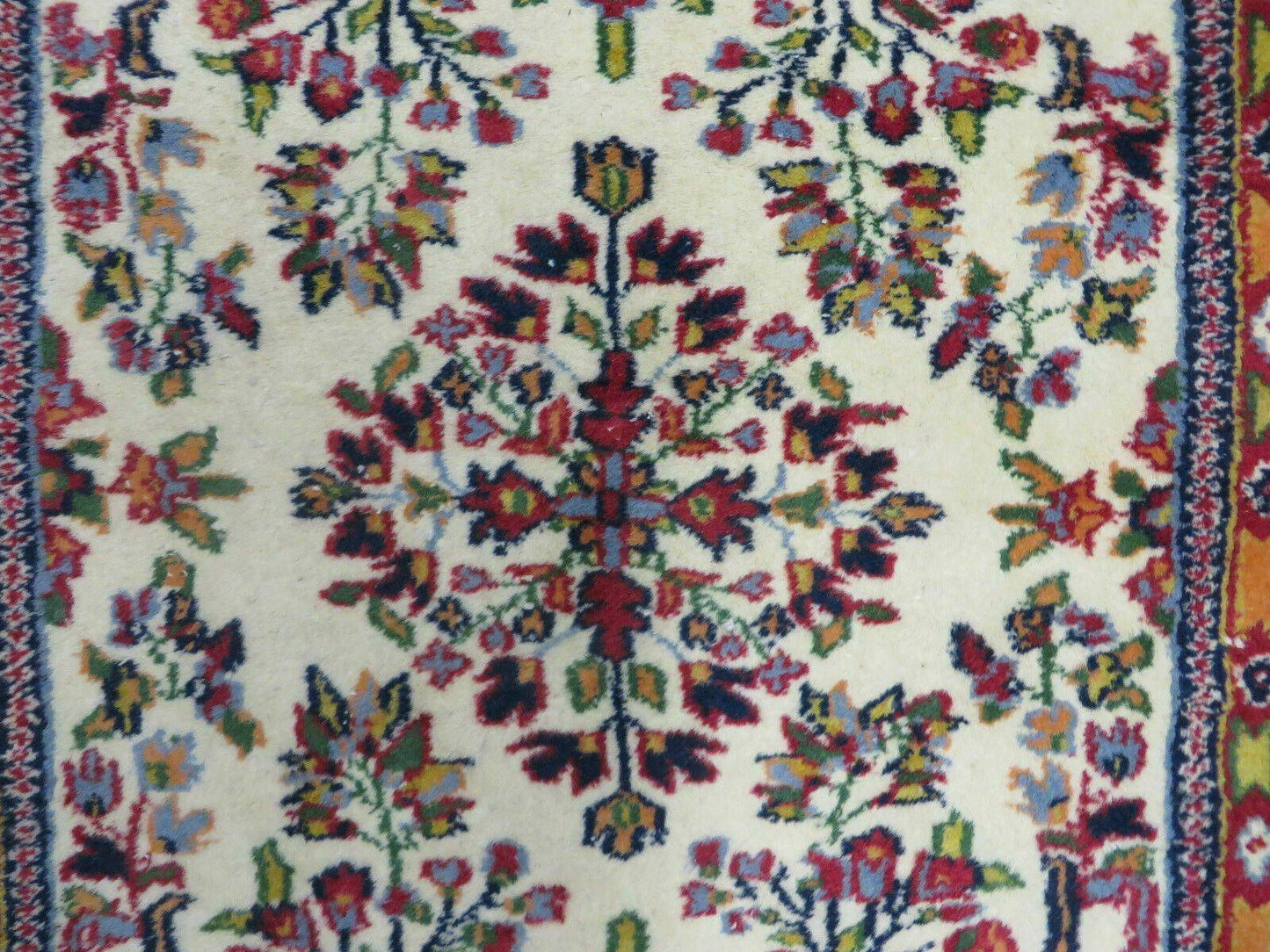 Handmade Persian Rug 2x3 Small Wool Hand Knotted Oriental Floral Medallion