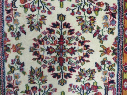 Handmade Persian Rug 2x3 Small Wool Hand Knotted Oriental Floral Medallion