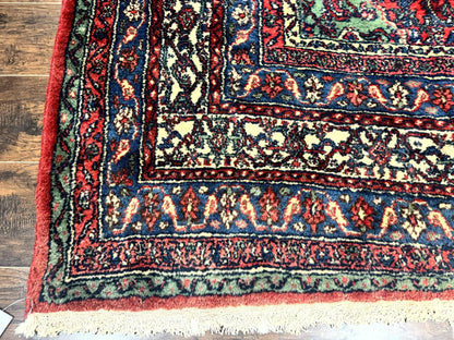 Persian Hamadan Tribal Rug 8x10 Wool Handmade Medallion Carpet