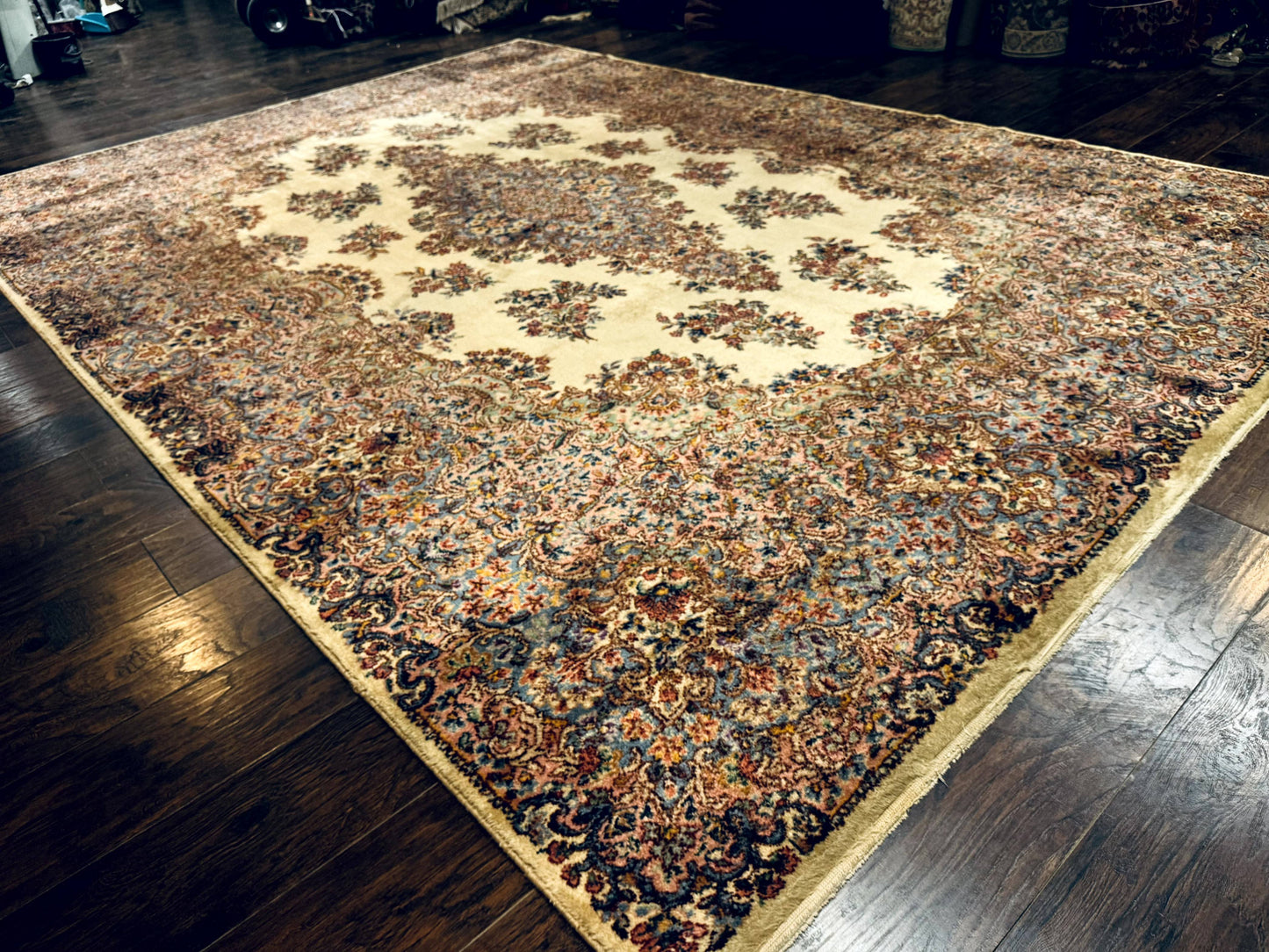 Karastan Kirman Rug 781 Antique Oriental Wool Area Rug 8.8 By 12 Feet