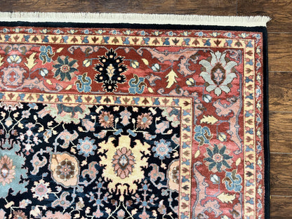 Karastan Rug 8 x 11.7, Karastan Williamsburg Kurdish Pattern 559, Wool Pile Vintage Karastan Carpet, Discontinued, Room SIzed Area Rug