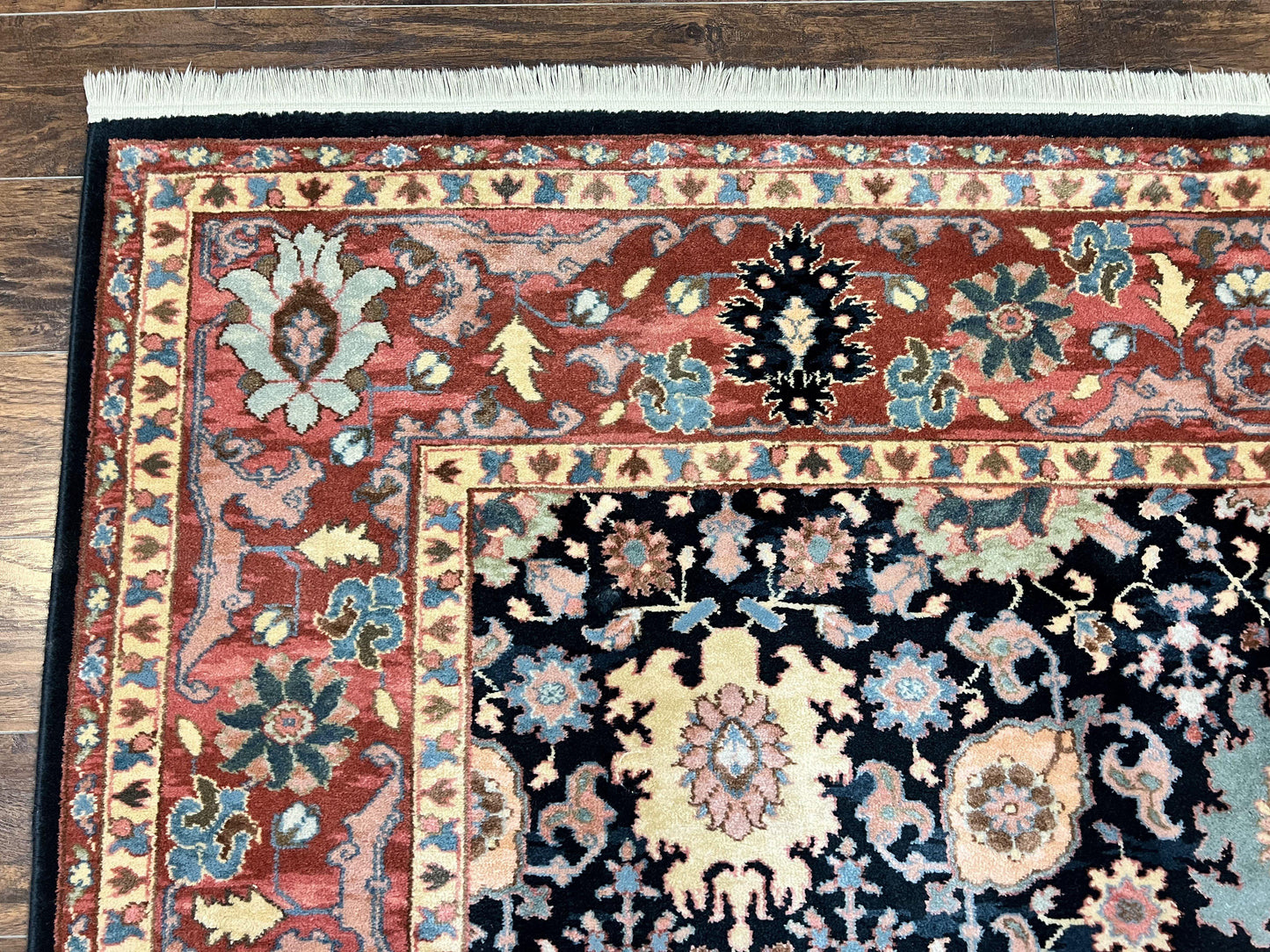 Karastan Rug 8 x 11.7, Karastan Williamsburg Kurdish Pattern 559, Wool Pile Vintage Karastan Carpet, Discontinued, Room SIzed Area Rug