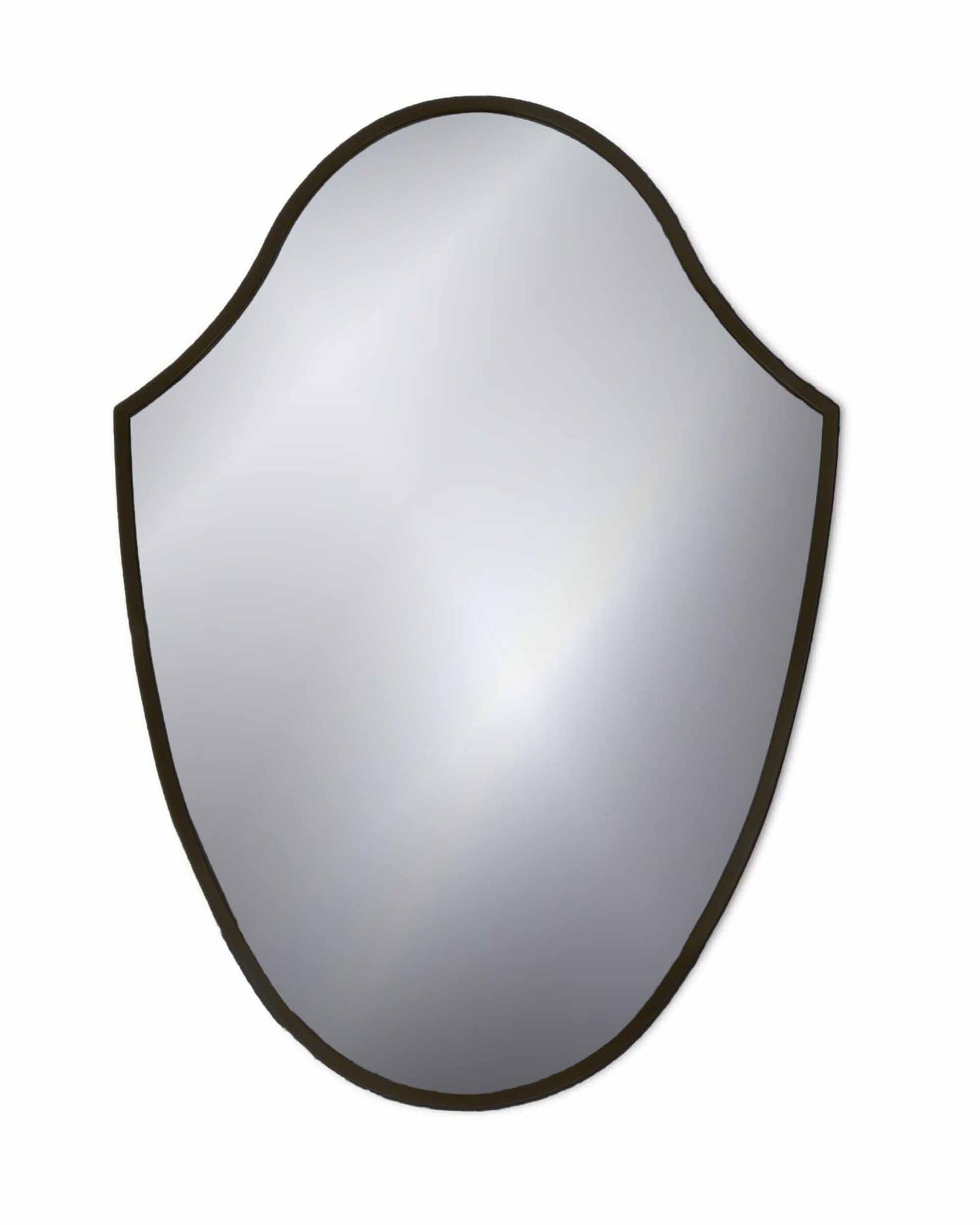 Italian Shield Brass Wall Mirrors - Bathroom Mirrors