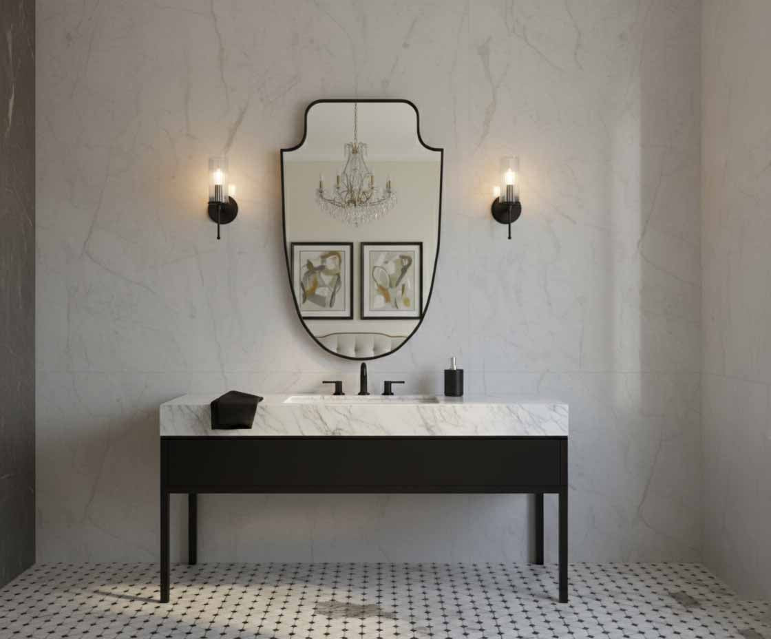 Shield Mirror – Modern Wall Mirror
