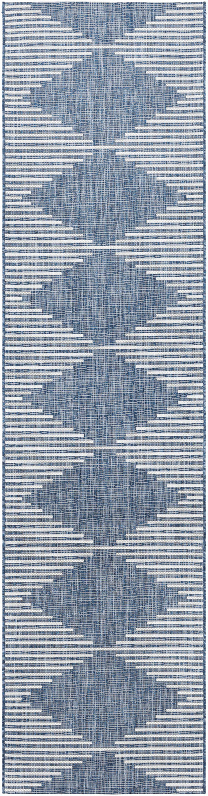 Navy Outdoor Rug - Durable Stylish Area Rug for Patios and Decks