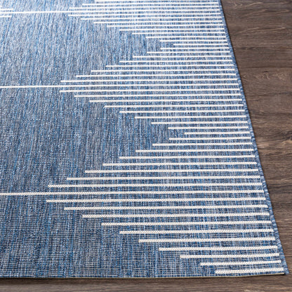 Navy Outdoor Rug - Durable Stylish Area Rug for Patios and Decks