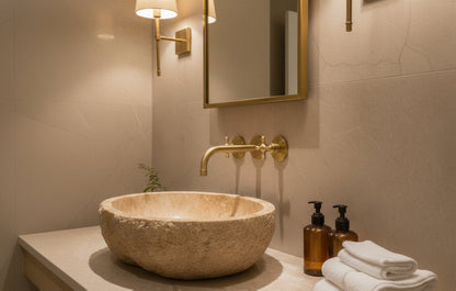 Unlacquered Brass Bathroom Faucet - Antique Brass Bathroom Faucets