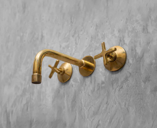 Wall Mount Bathroom Faucets - Antique Brass Bathroom Faucets