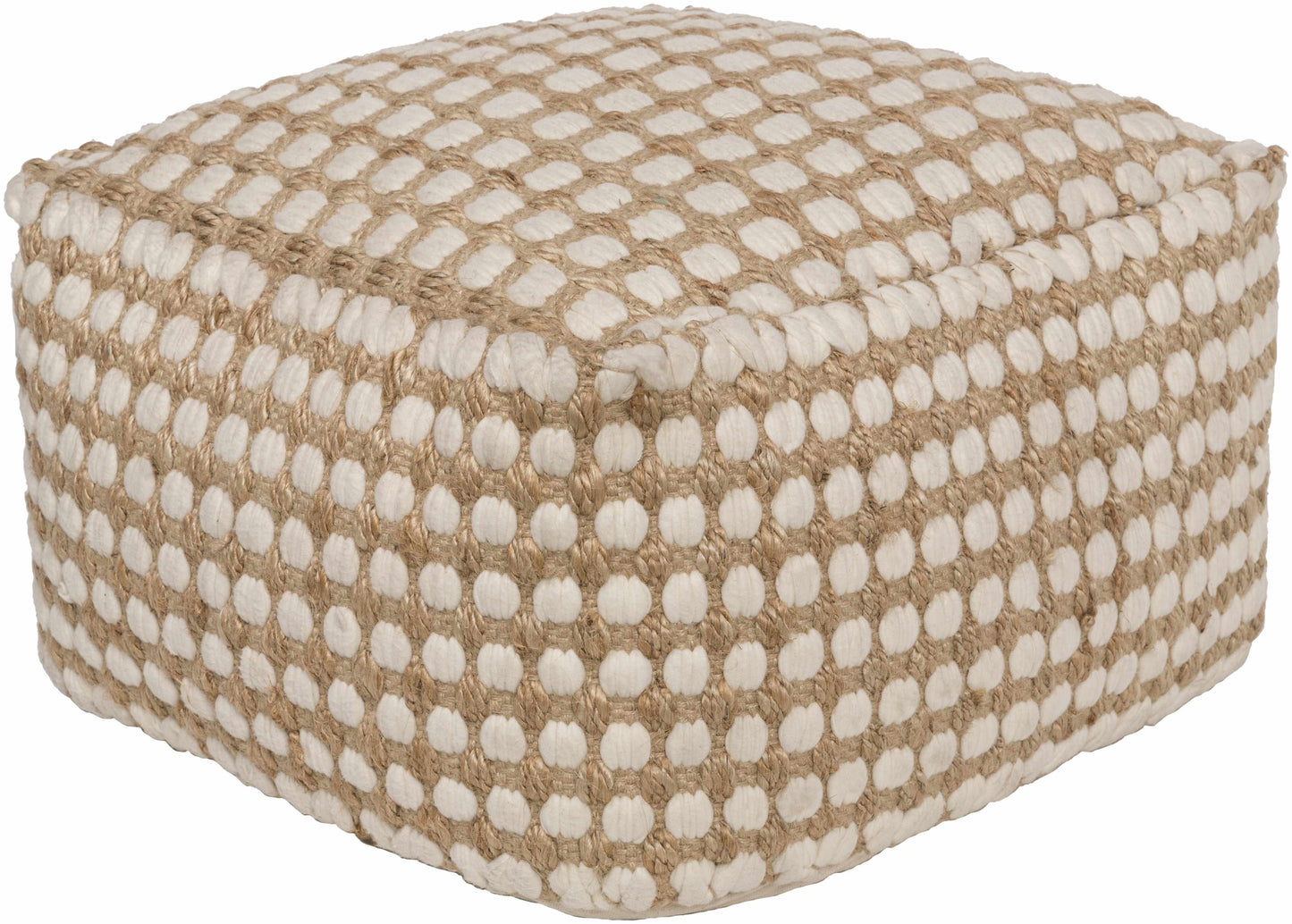 Brookneal Pouf Woven Textured Seating