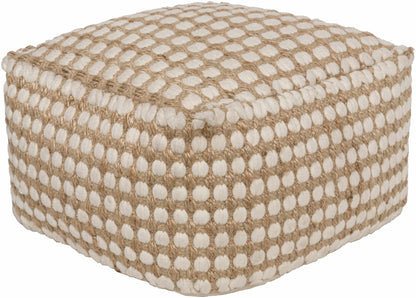 Brookneal Pouf Woven Textured Seating