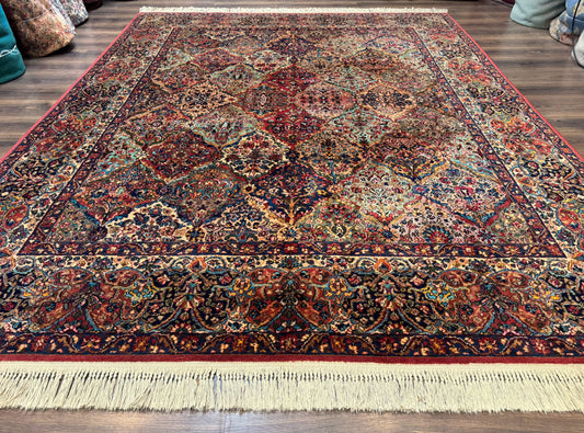 Karastan Kirman Multicolor Wool Rug 8.8 x 10.6 Ft Original 700 Series