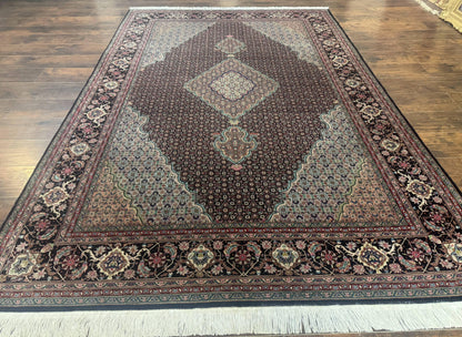 Sino Persian Rug 6x9, Herati Very Fine 400 KPSI, Black