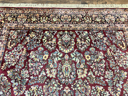 Karastan Rug 9x12 Red Sarouk #785, Wool Karastan Carpet, Discontinued Vintage, Original 700 Series, Karastan Area Rug