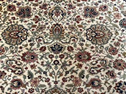 Karastan Rug 8.8 x 12 Ivory Indo Kirman #700/706, Wool Original Series