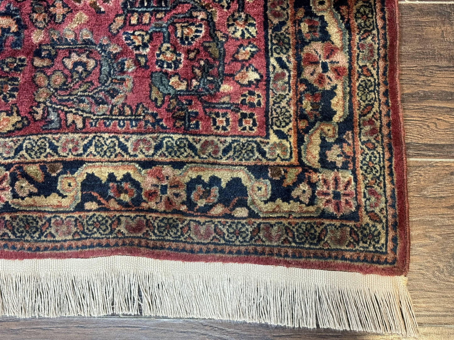 Persian Sarouk Rug 3x5, Antique Persian Carpet