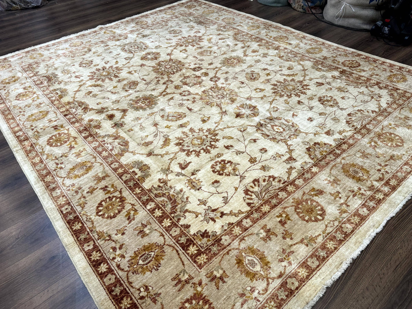 Peshawar Rug 8x10 Pakistani Wool Handmade