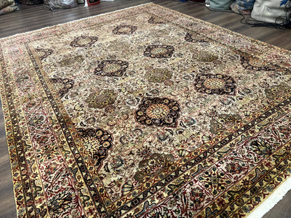 Indian Agra Rug 9x12, Fine Oriental Carpet