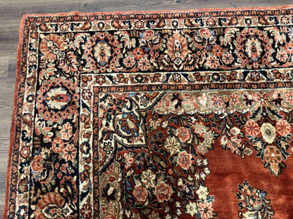 Antique Persian Sarouk Rug 9x12