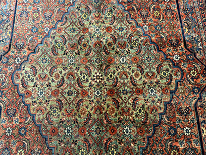 Antique Persian Bijar Rug 7x15