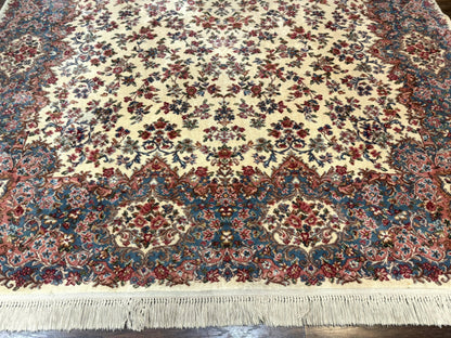 Karastan Ivory Kirman Wool Rug 8.8x12 Original 700 Series Area Rug