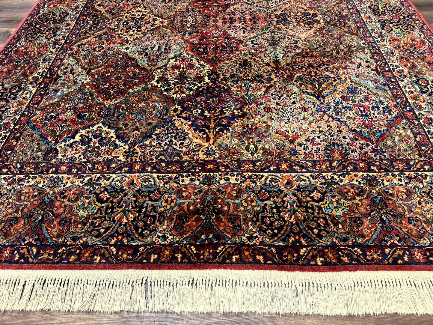 Karastan Kirman Multicolor Wool Rug 8.8 x 10.6 Ft Original 700 Series