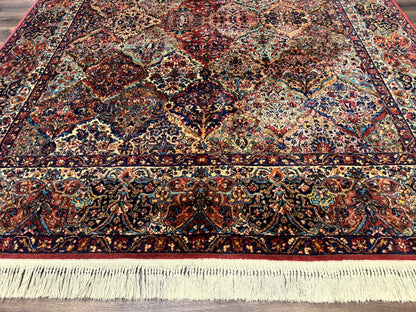 Karastan Kirman Multicolor Wool Rug 8.8 x 10.6 Ft Original 700 Series