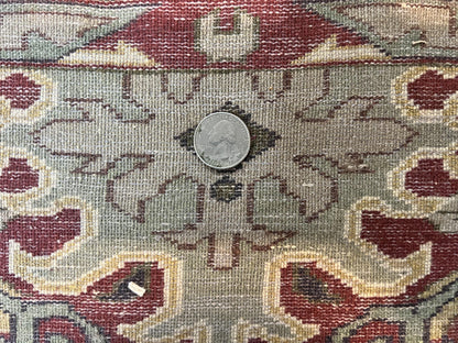 Antique Caucasian Rug Kuba Seychour Handmade Wool Oriental Carpet Azerbaijan