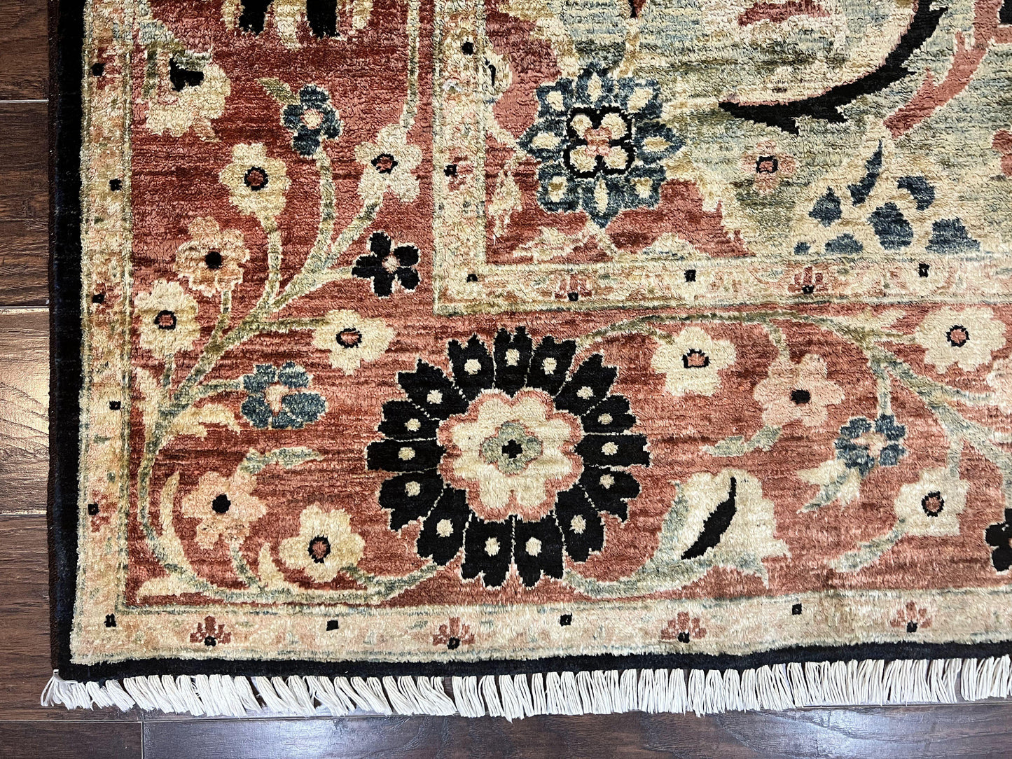 Pak Persian Rug 8x10 Mahal Sultanabad Vintage Medallion Wool Carpet