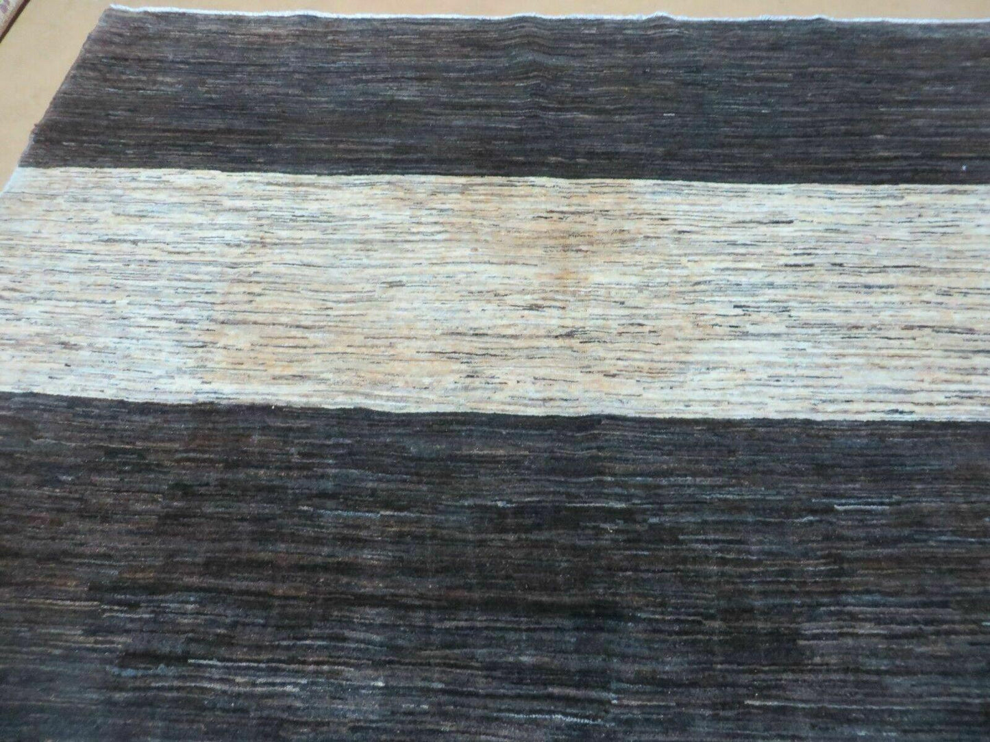 Hand Knotted Wool Rug Tibetan Style 78 By 94 Inches Art Deco Nepal