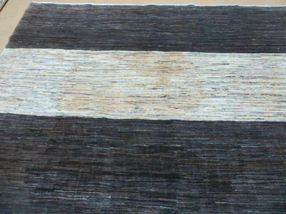 Hand Knotted Wool Rug Tibetan Style 78 By 94 Inches Art Deco Nepal