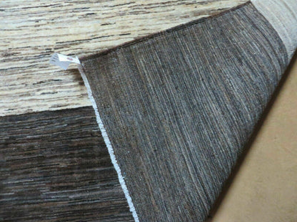 Hand Knotted Wool Rug Tibetan Style 78 By 94 Inches Art Deco Nepal