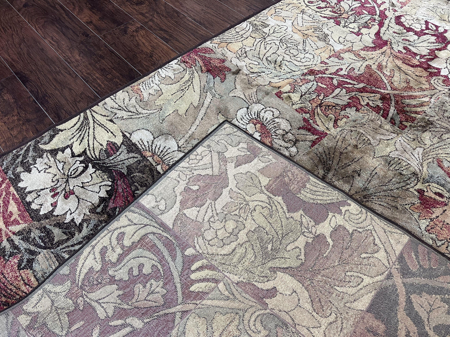 Modern Abstract Area Rug 5x7 Floral Design Multicolor Contemporary Carpet