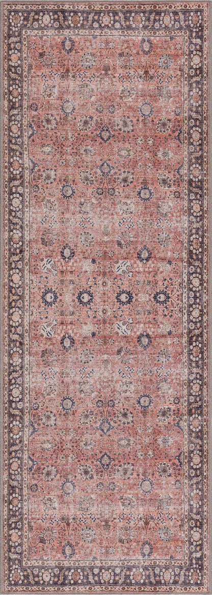 Red Washable Area Rug - Stylish Home Decor Rug