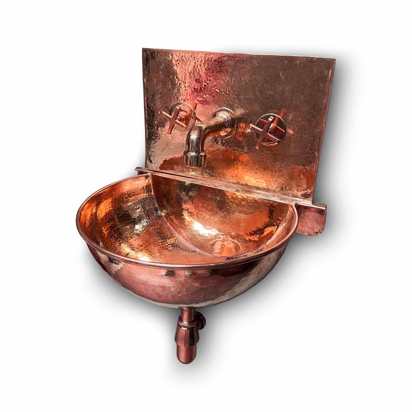 Copper Wall Sink