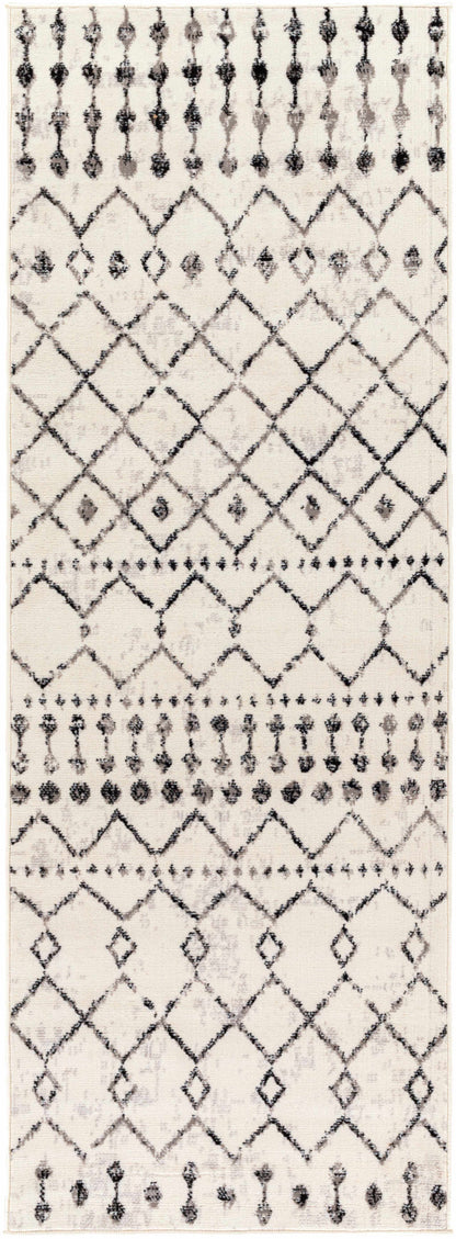 Scandinavian Moroccan Trellis Area Rug - Stylish Geometric Design for Modern Homes