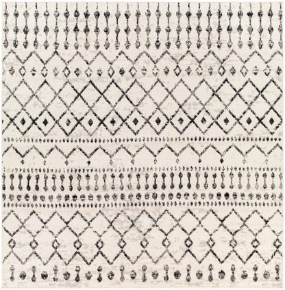 Scandinavian Moroccan Trellis Area Rug - Stylish Geometric Design for Modern Homes