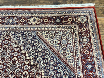 Karastan Rug 8x10, Kara Shah Red Bidjar, Belgium Power Loomed Rug, Wool Pile Karastan Rug, Vintage