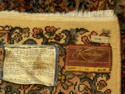 Karastan Kirman Rug 781 Antique Oriental Wool Area Rug 8.8 By 12 Feet
