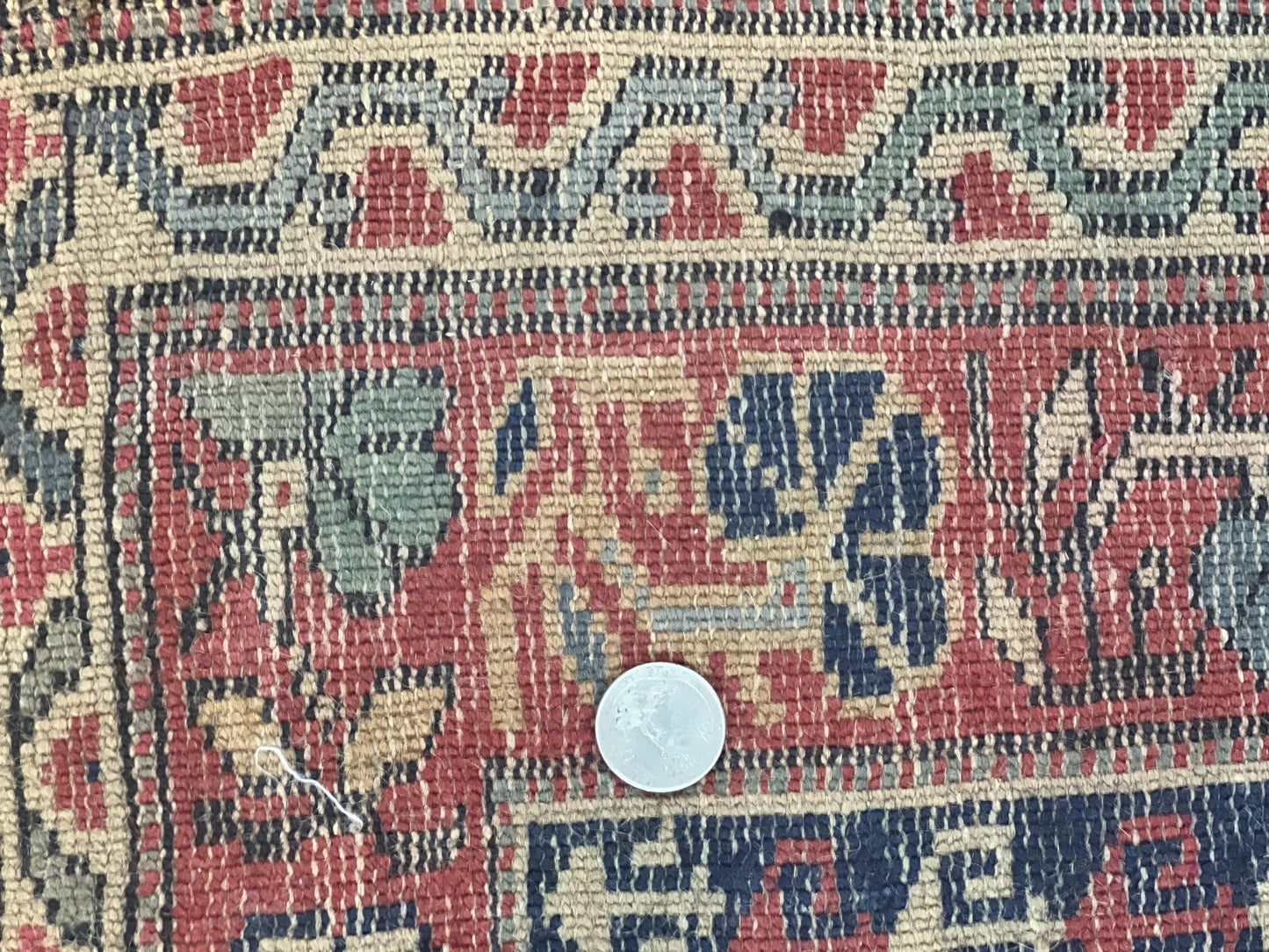 Antique Turkish Sparta Rug 3x4 Geometric Caucasian Wool Carpet