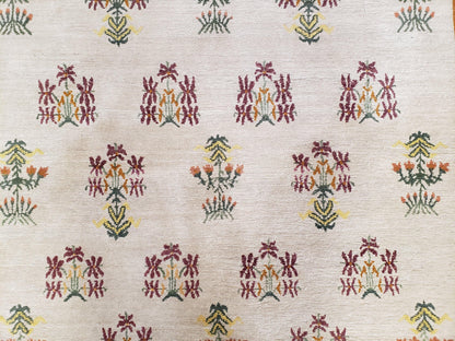 Tufenkian Tibetan Nepalese Rug Hand Knotted Wool Vintage Area Rug 5.9 By 8.6 Feet