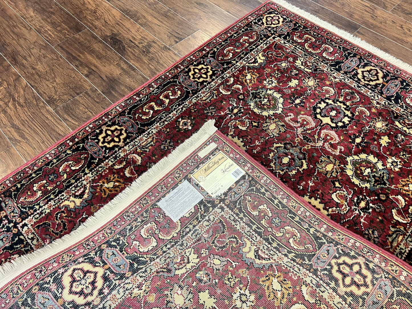 Karastan Rug 4x6, Williamsburg Herati #558, Wool Karastan Carpet, Vintage Karastan Persian Area Rug, Wool Pile