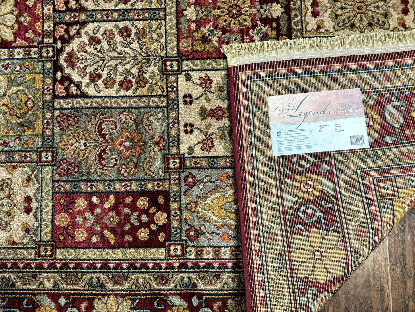 Karastan Rug Antique Legends Bakhtiyari Wool Pile Carpet Area Rug