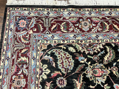 Indo Persian Rug 8x10 Hand Knotted Wool Floral Vintage Area Rug Nourison