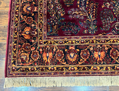 Karastan Rug Antique Wool Pile Sarouk Lanamar 8.6x12 Vintage Discontinued