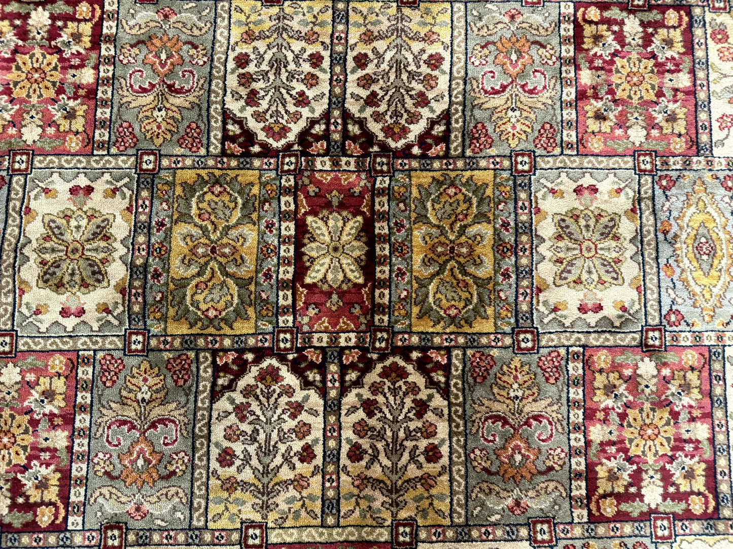 Karastan Bakhtiyari Rug Antique Legends Wool Carpet Multicolor Panel 8.8 x 10