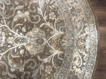 Round Karastan Rug 8x8 ft, Euphoria New Bridge Karastan Rug, Indo Mahal Design